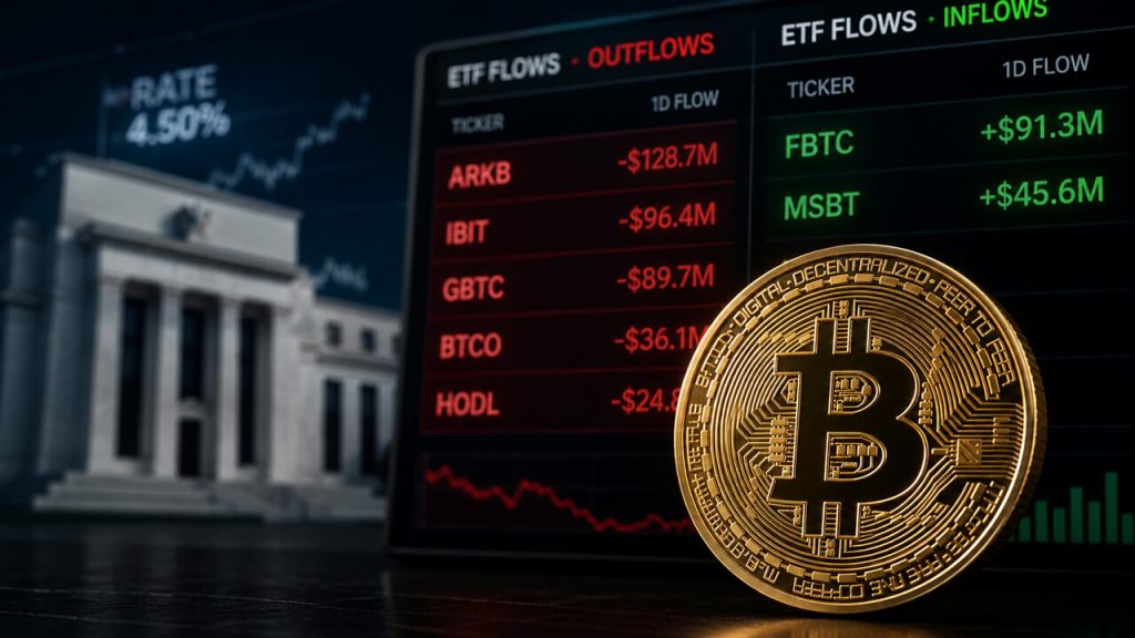 Bitcoin ETF outflows expose split demand after Warsh’s Fed debut