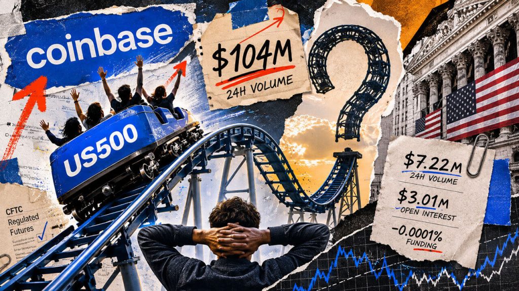 Coinbase US500 Futures Reach $104M, Demand Test Remains Coinbase US500 Futures Reach $104M, Demand Test Remains