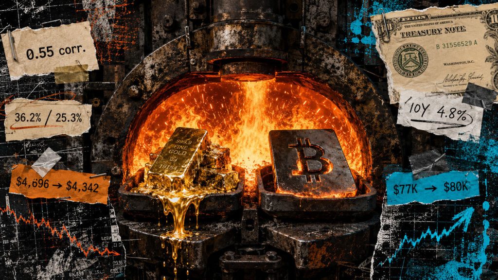 Bitcoin’s volatility ratio against gold collapses to 6-year low as traditional safe haven turbulence surges Bitcoin’s volatility ratio against gold collapses to 6-year low as traditional safe haven turbulence surges