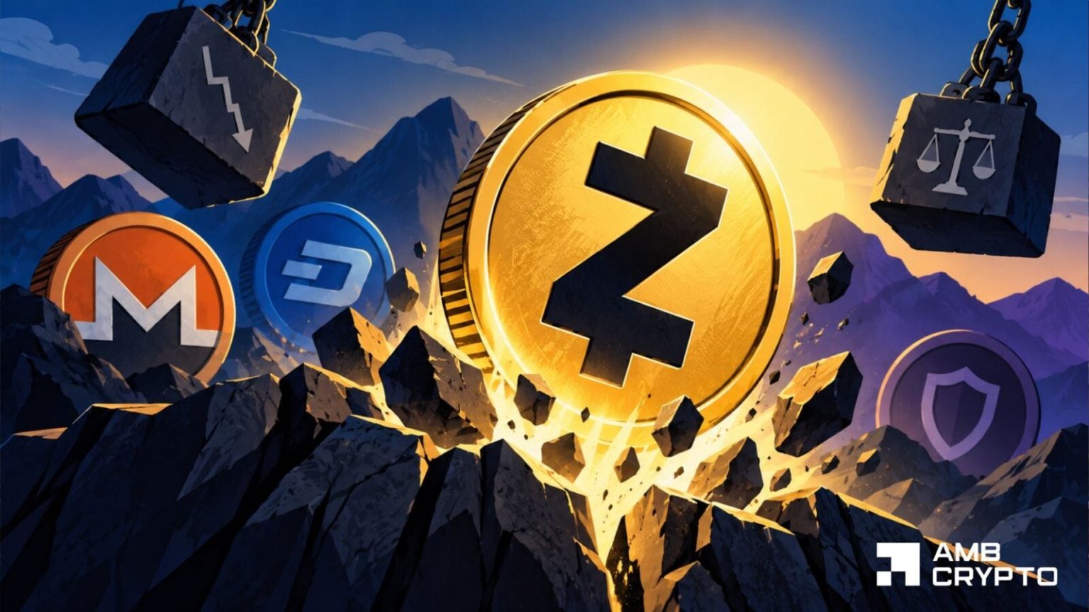 Zcash breaks $1,100 as privacy coin rally broadens - XMR, DASH follow